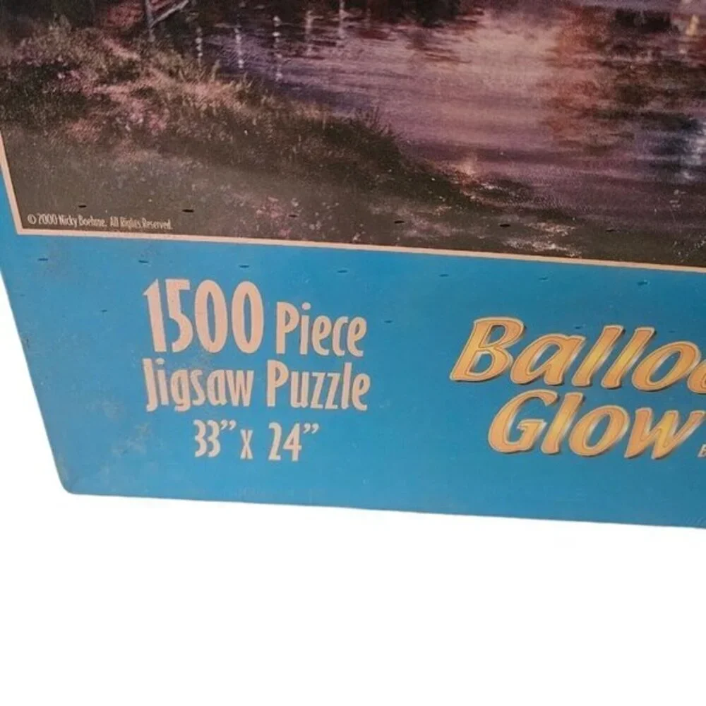 Hot Air Balloon Glow Jigsaw Puzzle 1500 Piece Art By Nicky Boehme New‎ PLS READ